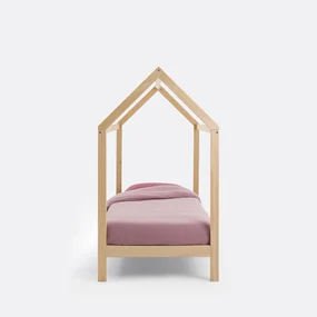 Caban bed in massief dennenhout, Archi
