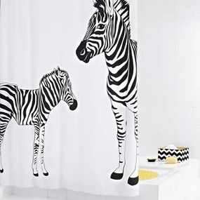 RIDDER Douchegordijn Zebra 180x200 cm