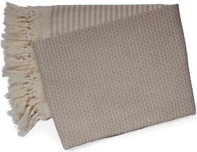 Hamamdoek – wafel honingraat – 100×200 – beige