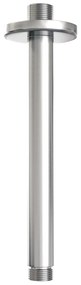 Brauer Stripe inbouw regendouche met 25cm hoofddouche, plafondarm en staafhanddouche set 15 RVS geborsteld PVD