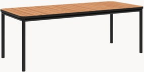 Tuintafel Kirra met teakhouten tafelblad, 150 x 90 cm