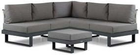 Hoek loungeset 5 personen Aluminium Grijs Lifestyle Garden Furniture Lorenzo