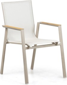 Tuinstoel Aluminium Zand/Beige Lifestyle Garden Furniture Fiora