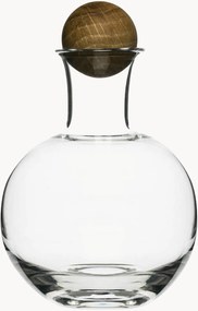 Mondgeblazen kruidenflessen Eden met houten deksel, 2-delig