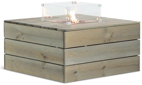 Hoek loungeset 5 personen Aluminium Wit  Santika Furniture Santika Phantom