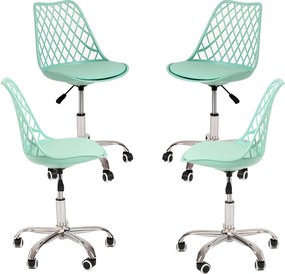 Pak 4 Mima-bureaustoelen in