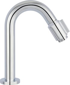 Saqu Essential 2.0 luxe fonteinkraan met C-uitloop chroom