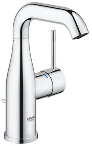 GROHE Essence New Wastafelkraan Opbouw - uitloop 11.4cm - M-size - hoge draaibare uitloop - waste - chroom 23462001