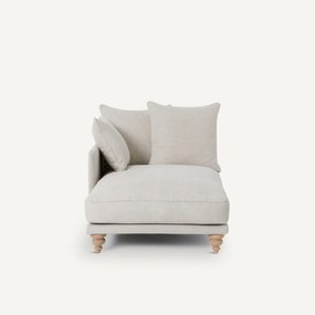 Long chair in katoen/linnen, LAZARE