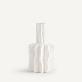Flesvaas van mat keramiek, H29 cm, Polia
