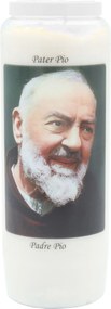 Noveenkaars wit - Pater Pio