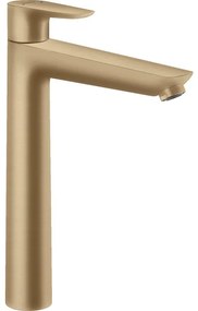 Hansgrohe Talis e 1-gr wastafelmkr 240 zo/afvoer brushed bronze 71717140