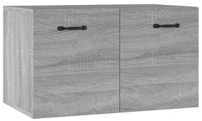 vidaXL Wandkast 60x36,5x35 cm bewerkt hout grijs sonoma eikenkleurig