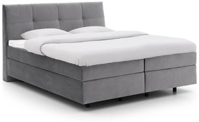 Goossens Basic Boxspring Compleet Gusta, Vlak 160 x 200 cm (=2x 80 x 200 cm) met hoofdbord