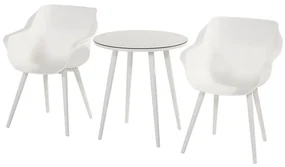 Hartman Sophie Studio dining armstoel - White - Alu poot