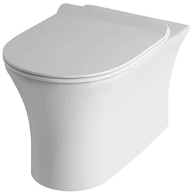 Eastbrook Northall randloos staand toilet wit glans