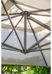 Garden Impressions Hawaii Big Pole II zweefparasol 350x350 cm - royal sand