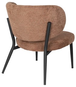 Bruine Fauteuil Met Ronde Rugleuning