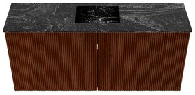 Mondiaz Joya DLux 90cm toiletmeubel ruby met wastafel faye midden zonder kraangat lava