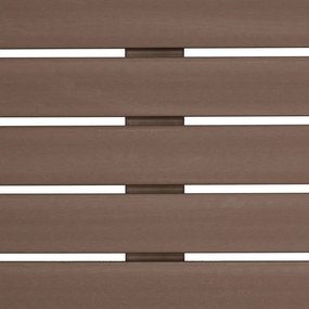 Terrastegel composiet 50 x 50 cm donkerbruin FSC (24 mm) massief