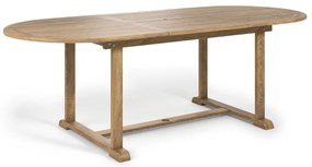 Tafel in teak, 6 - 10 personen, 1 verlengstuk Arly