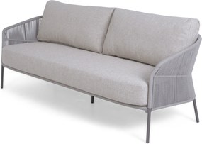Stoel en Bank Loungeset 5 personen Rope Grijs  4 Seasons Outdoor Florence