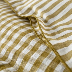 Quilt van geweven-geverfd katoen/linnen, Cottage