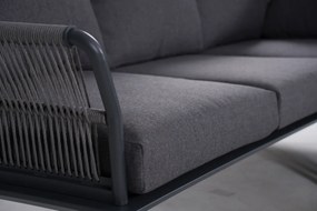 DATHO OUTDOOR Hoek Loungeset - Trino - Aluminium - Datho Outdoor - Antraciet