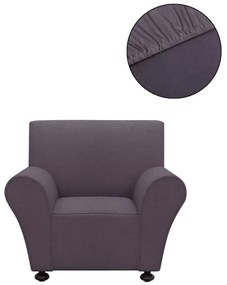 vidaXL 131082  Stretch Couch Slipcover Anthracite Polyester Jersey