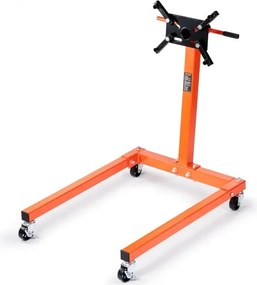 VEVOR Motorstandaard Motorhouder 590 kg, Motorstandaard Klauwkrik Versnellingsbakhouder, Motorkrik Autowerkplaats met 4 wielen en 508 mm handvat, Verplaatsbare motorkrik Motorkranen, Motorreparatiegereedschap