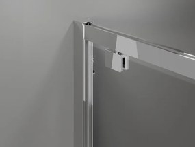 Mexen Exo-BR draaibare douchecabine 90 x 90 cm, transparant, chroom - 8181-090-090-01-00