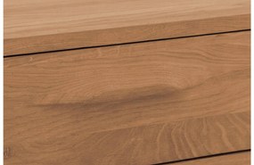 Goossens Salontafel Bjarte vierkant, hout eiken blank, stijlvol landelijk, 90 x 40 x 90 cm