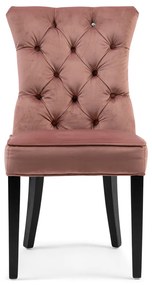 Rivièra Maison - Balmoral Dining Chair, velvet III, rose stain - Kleur: roze