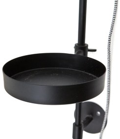 By-Boo Horus Zwarte Wandlamp Met Plankje