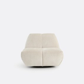 Draaibare fauteuil, vintage ribfluweel, Nuria