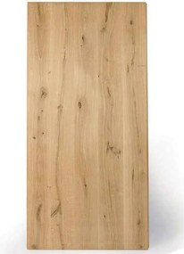 Industrieel tafelblad eiken Castle Line verjongd - 200 x 100 cm - Bladdikte 4,5 cm