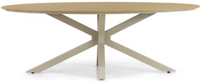 Tuinset 6 personen 220 cm Aluminium/rope Taupe Lifestyle Garden Furniture Verona/Matara