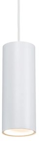 Design hanglamp wit rond GU10 50mm - Tubo Design, Modern GU10 Binnenverlichting Lamp