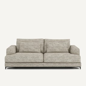 4-zits slaapbank in gestippeld visgraatmotief, MARSILE