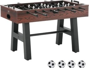 VEVOR tafelvoetbaltafel, 55-inch standaard tafelvoetbaltafel, volledige tafelvoetbaltafel voor binnen voor thuis, familie en speelkamer, voetbal met tafelvoetbalset, inclusief 4 ballen en 2 bekerhouders