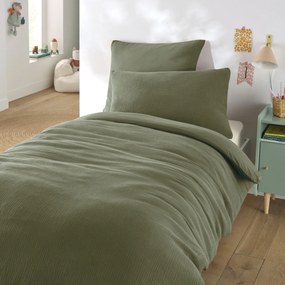 Kinderdekbedovertrek in gaas/gewassen katoen, Kumco