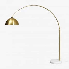 Diala Ijzeren Vloerlamp Goud & 200 X 100 Cm - Sklum