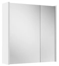 Adema Prime Spiegelkast - 60x63x16cm - inclusief zijpanelen - mat wit SW1212815/SW812070