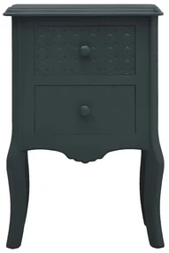 vidaXL Nachtkastje 43x32x65 cm MDF grijs