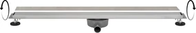 Ben Reversible douchegoot inzetbaar met tegel of meegeleverd rooster 100cm rvs