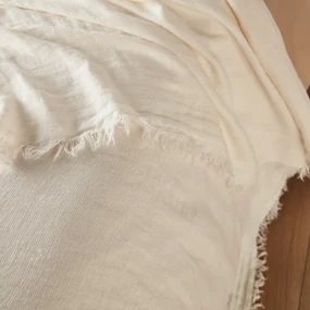 Beddensprei in gewassen linnen, Linange
