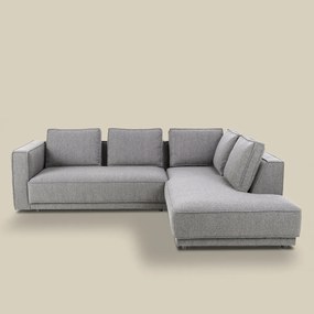 Hoekbank Grijs Boucle Hoek Rechts