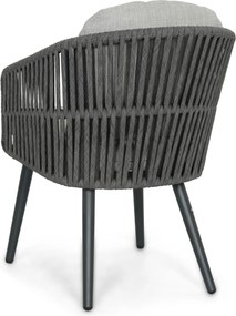 Tuinset 8 personen 300 cm Rope Grijs Santika Furniture Santika