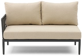 Hoek loungeset 6 personen Aluminium/wicker Grijs  Coco Ibiza