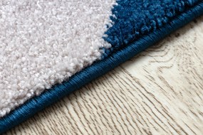 Tapijt SKETCH - FA66 blauw /wit - Zigzag